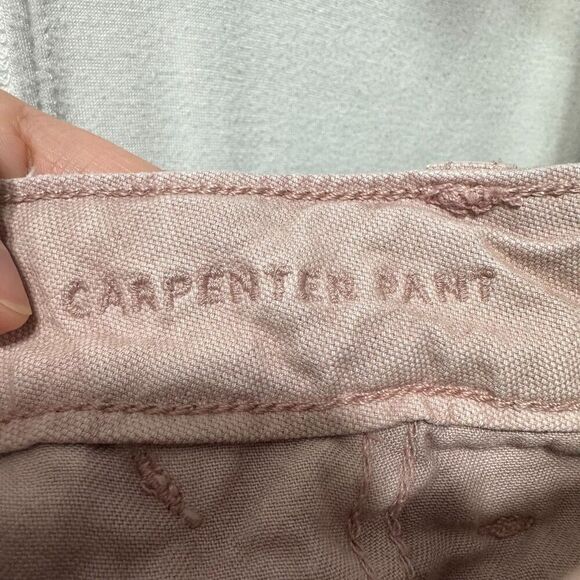American Eagle Carpenter Pant Light Pink Jeans Painter Mens sz 33x30 Women sz 16 - Picture 9 of 16
